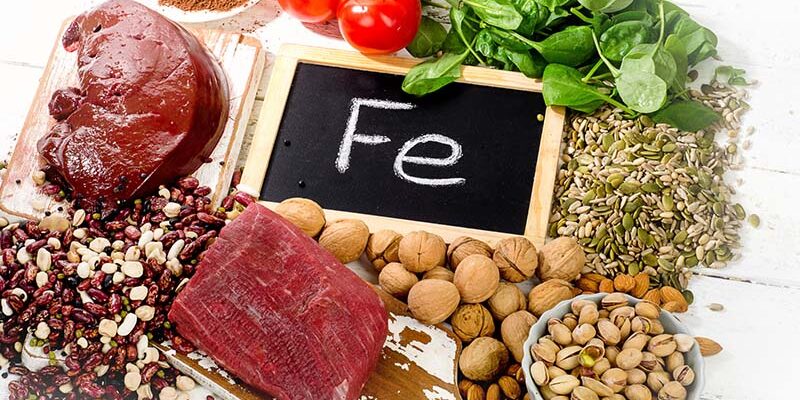 В каких продуктах содержится железо / Ferrum (Fe)
